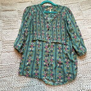 Matilda Jane green blouse
